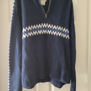 Vintage Aeropostale Navy Blue Cotton Quarter-Zip